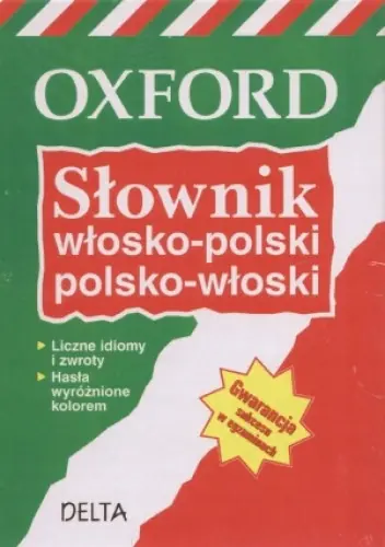 Książka - Słownik włosko-polski, polsko-włoski
