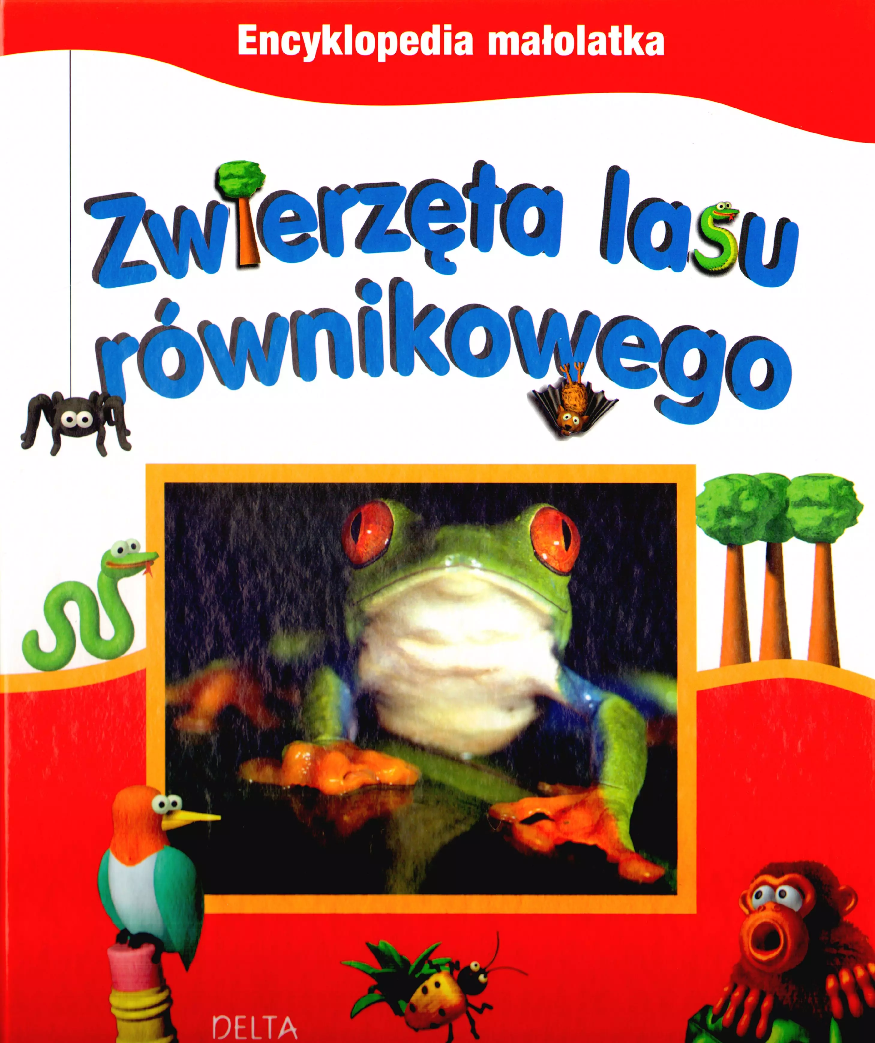 Książka - Encyklopedia małolatka. Zwierzęta lasu równikowego