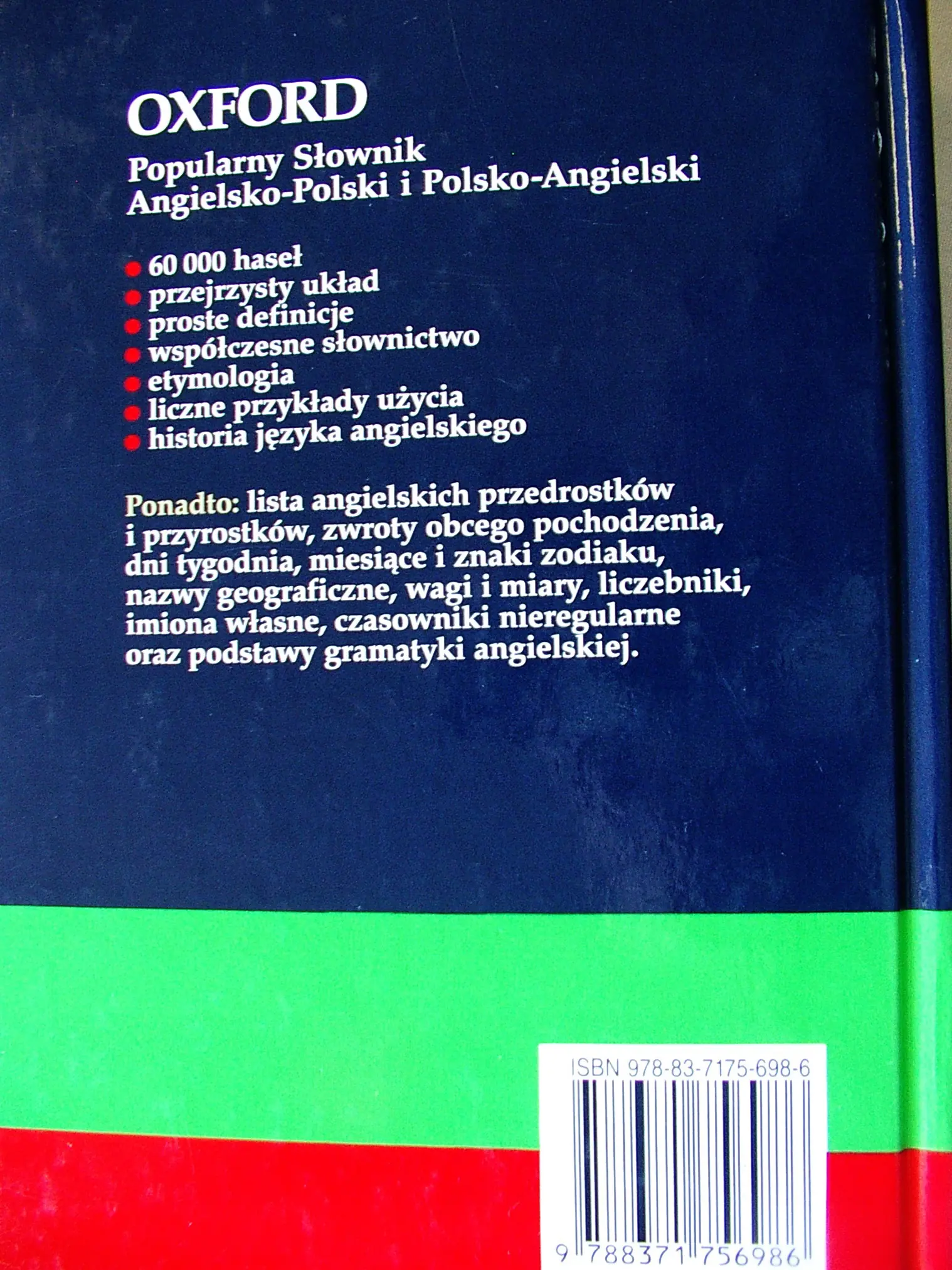Książka - Popularny słownik ang-pol, pol-ang