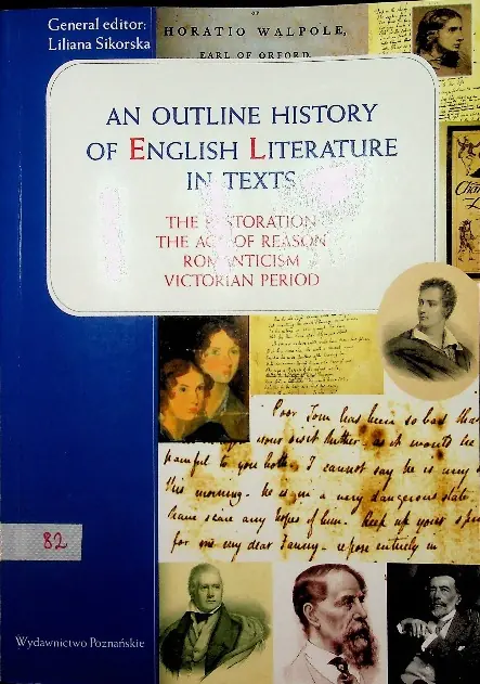 Książka - An outline history of English Literature in texts. Tom 2