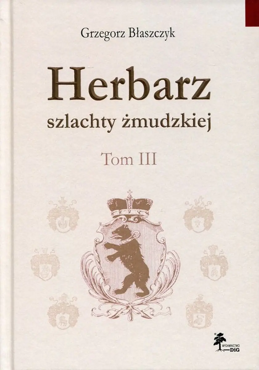 Książka - Herbarz szlachty żmudzkiej Tom 3