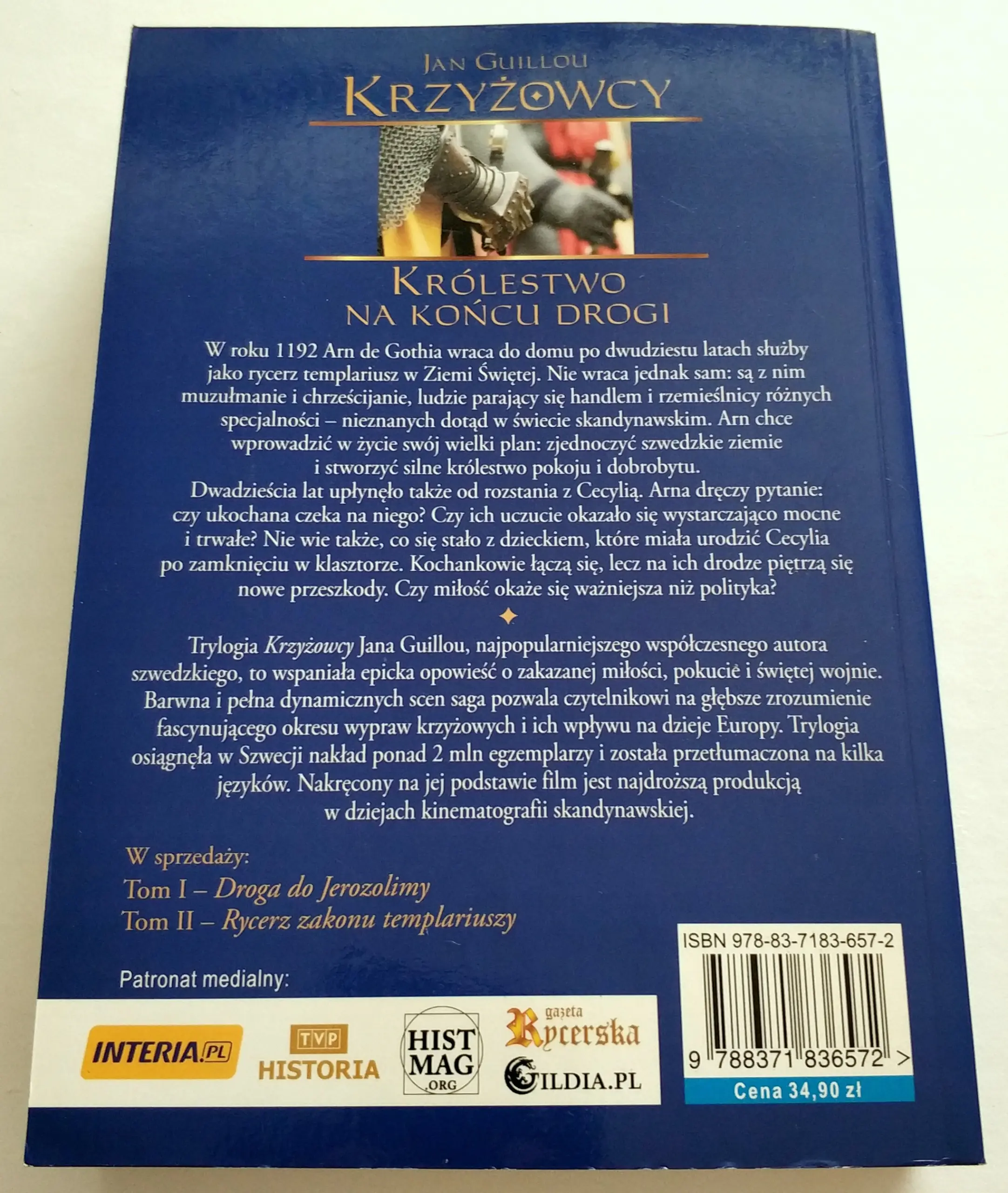 Książka - Krzyżowcy. Tom 3. Królestwo na końcu drogi