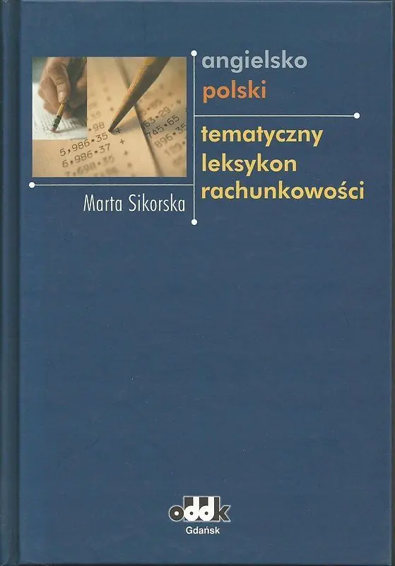 Książka - Angielsko-polski tematyczny leksykon rachunkowości. Outlet