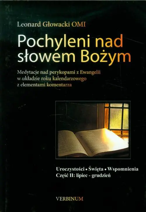 Książka - Pochyleni nad słowem Bożym Uroczystości Święta Wspomnienia część 2