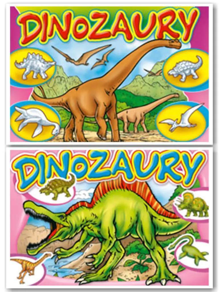 Książka - Dinozaury 175. Kolorowanka