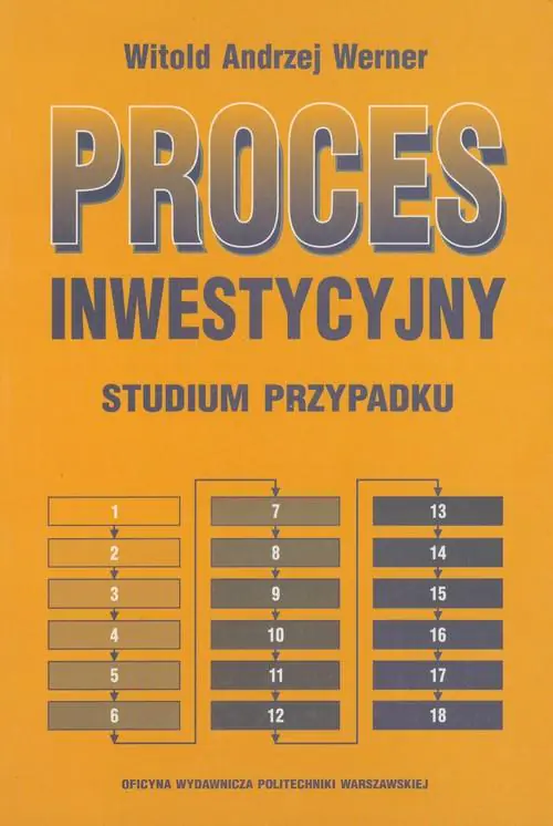 Książka - PROCES INWESTYCYJNY STUDIUM PRZYPADKU