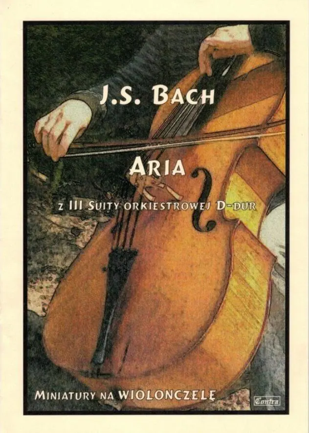 Książka - J.S. Bach Aria z III suity orkiestrowej D-dur