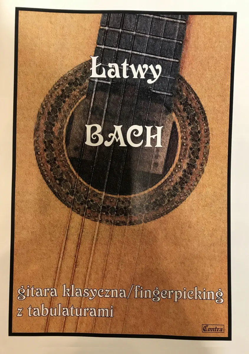 Książka - Łatwy Bach. Gitara klasyczna/fingerpicking z tabulatorami