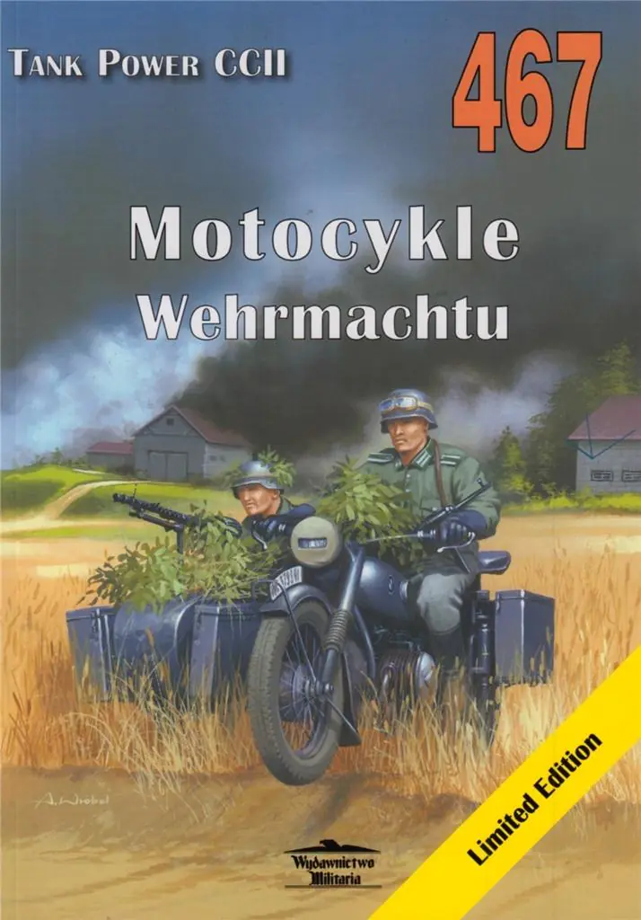 Książka - Motocykle Wehrmachtu Tank Power vol. CCII 467