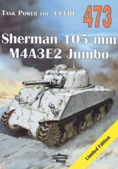 Książka - Tank Power vol. CCVIII 473 Sherman 105 mm M4A3E2 Jumbo