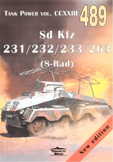 Książka - Sd Kfz 231/232/233/263 (8-Rad) Tank Power vol. 489