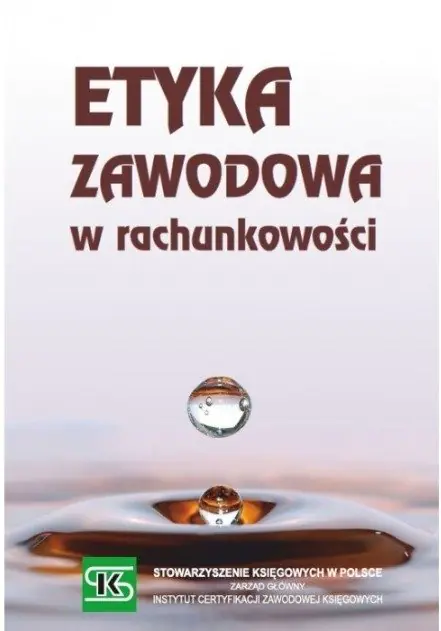 Książka - Etyka zawodowa w rachunkowości