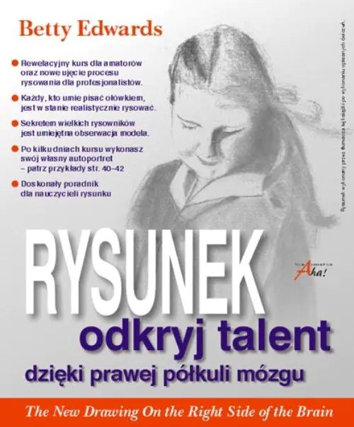 Książka - Rysunek. Odkryj talent, dzięki prawej półkuli mózgu