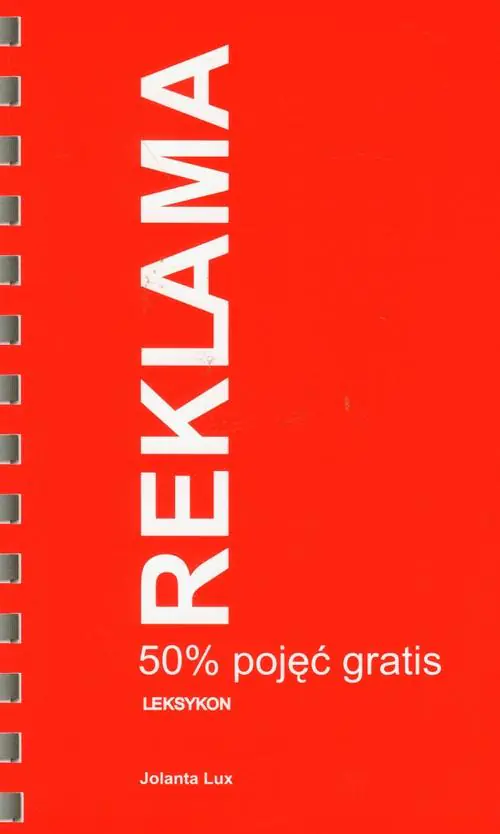 Książka - Reklama 50% pojęć gratis. Leksykon
