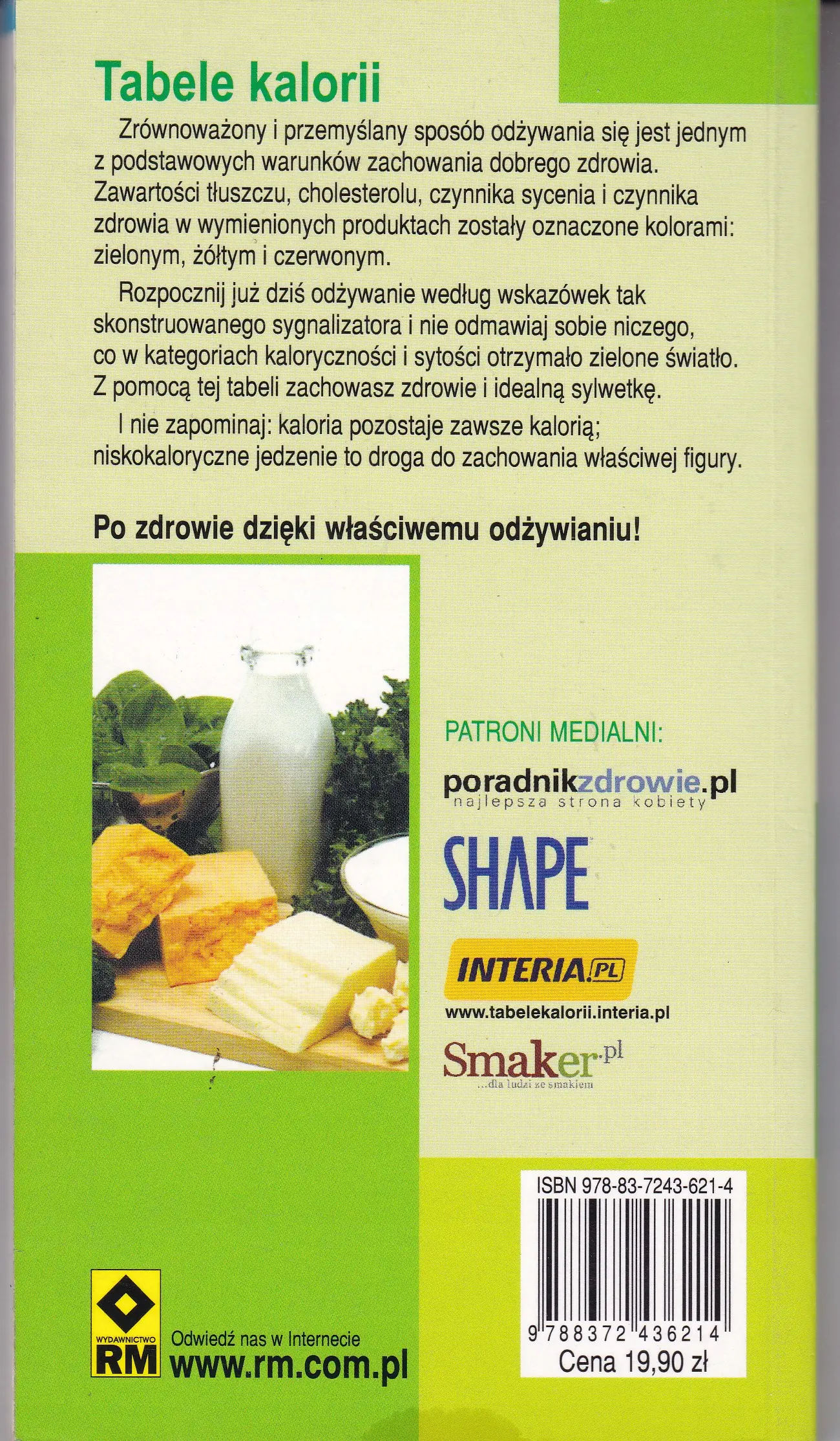 Książka - Tabele kalorii