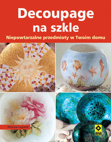 Książka - Decoupage na szkle