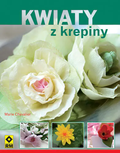 Książka - Kwiaty z krepiny