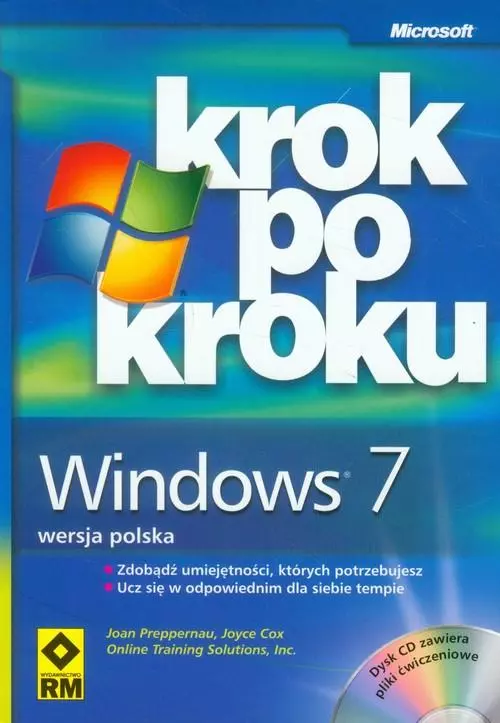 Książka - Windows 7 krok po kroku + CD RM