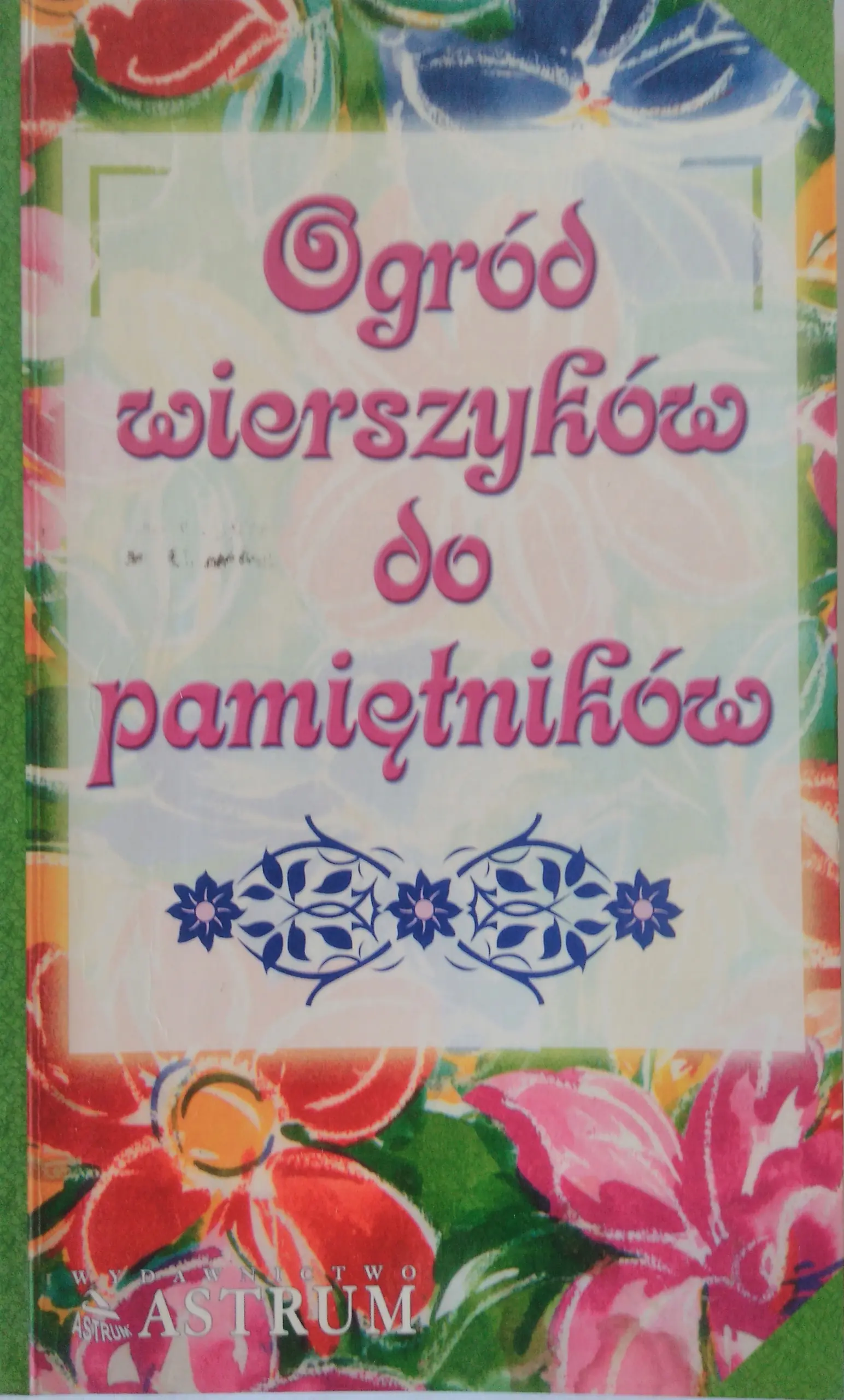 Książka - Ogród wierszyków do pamiętników