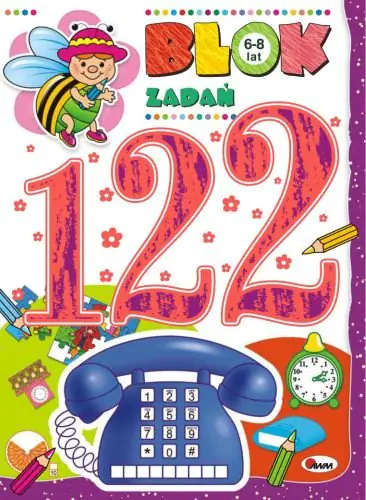 Książka - 122 Blok zadań 6-8 lat