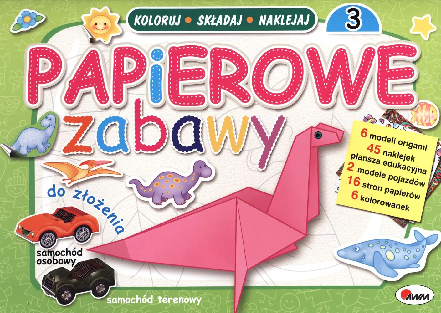 Książka - Papierowe zabawy 3