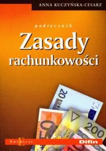 Książka - Zasady rachunkowości Podręcznik. Outlet