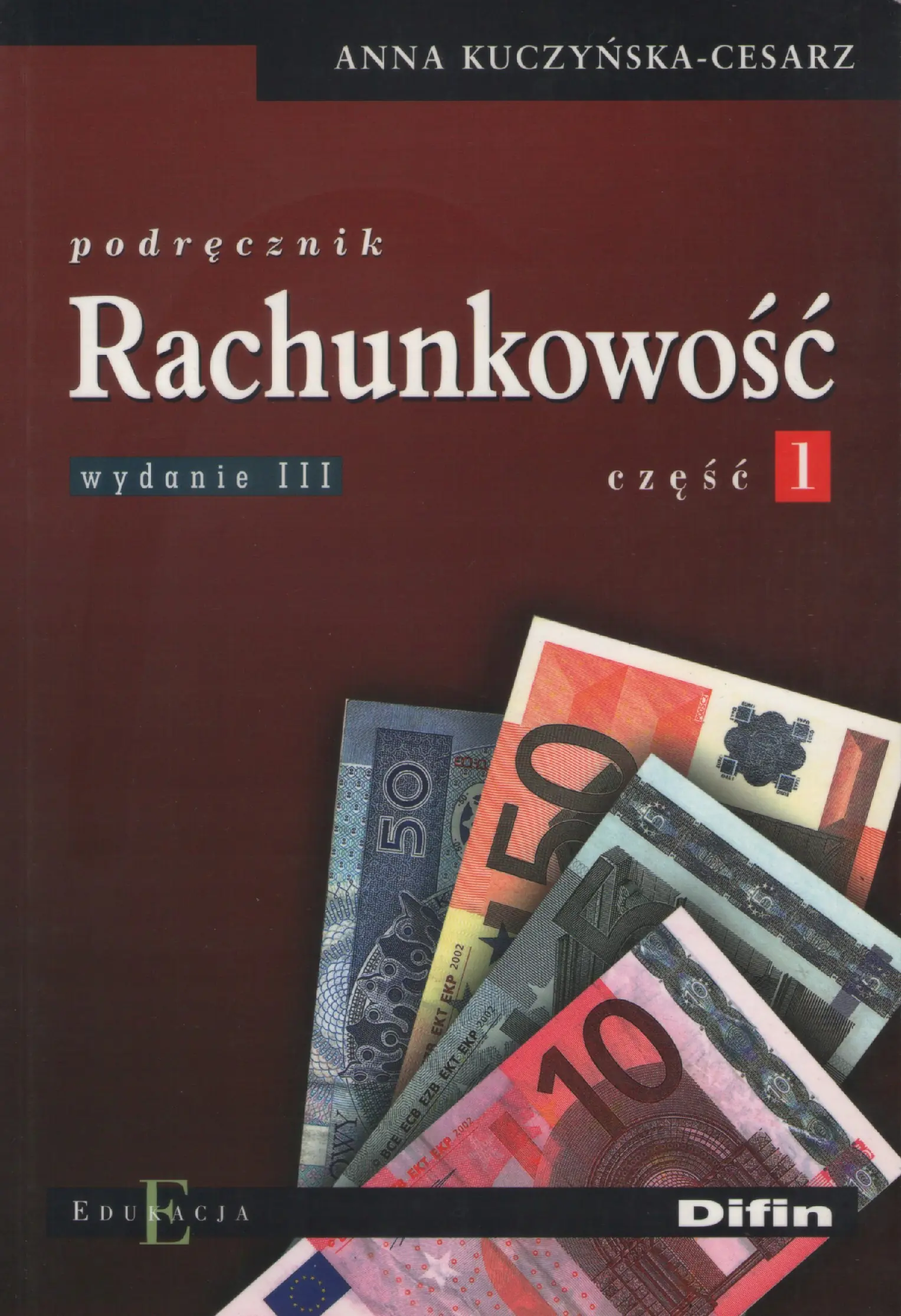 Książka - Rachunkowość część 1