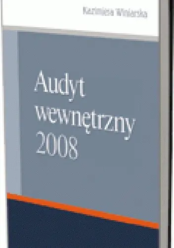 Książka - Audyt wewnętrzny 2008
