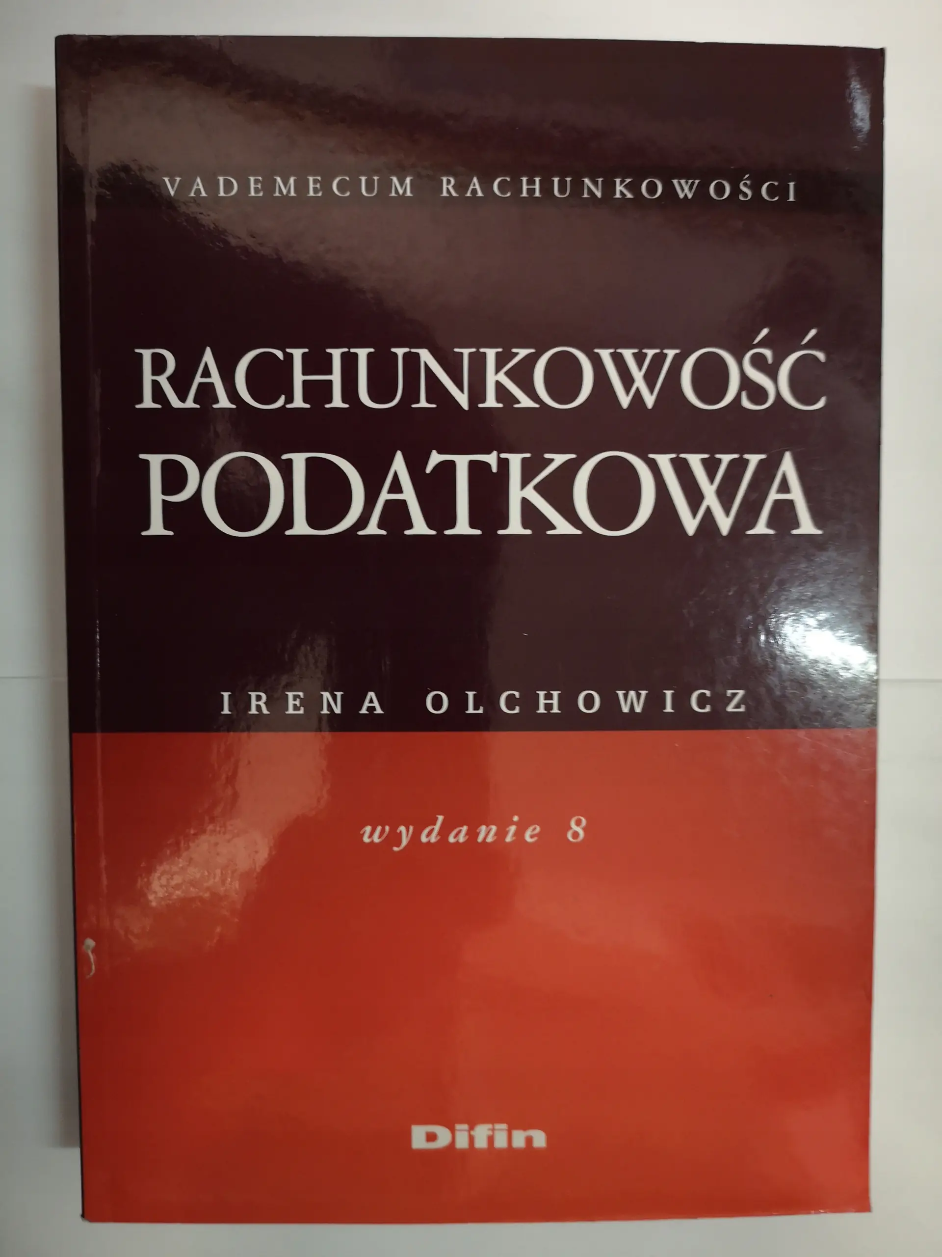 Książka - Rachunkowość podatkowa