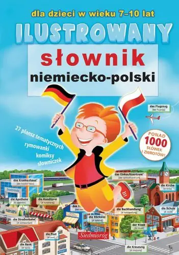 Książka - Ilustrowany słownik niemiecko-polski