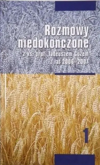 Książka - Rozmowy niedokończone Tom 1
