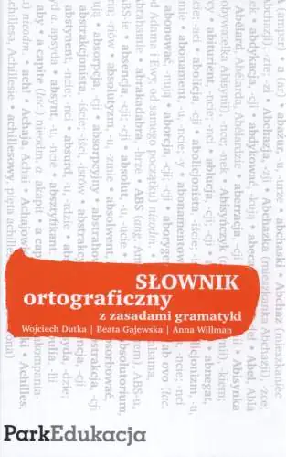 Książka - Słownik ortograficzny z zasadami gramatyki