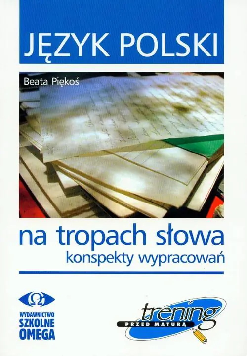 Książka - Język Polski. Na tropach Słowa. Konspekty Wypracowań