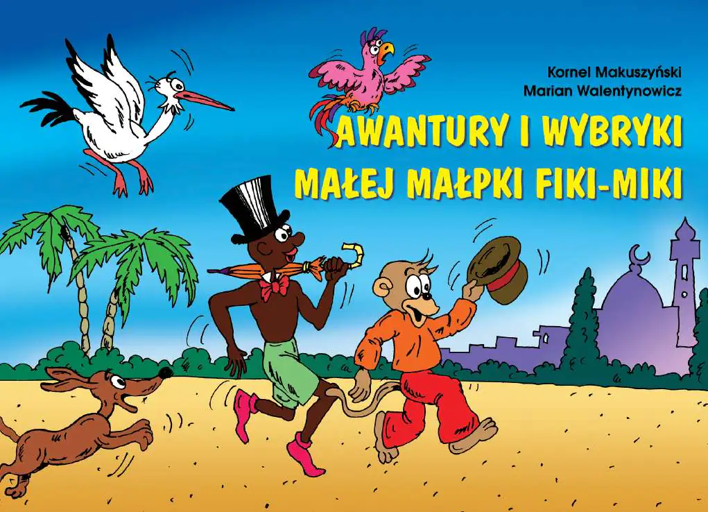 Książka - Awantury i wybryki małej małpki Fiki-Miki