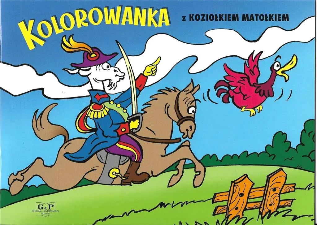 Książka - Kolorowanka z Koziołkiem Matołkiem - konik