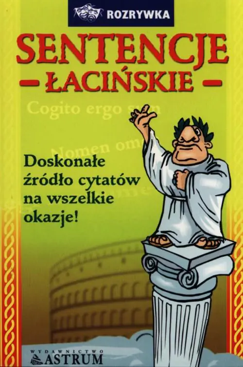 Książka - Sentencje łacińskie