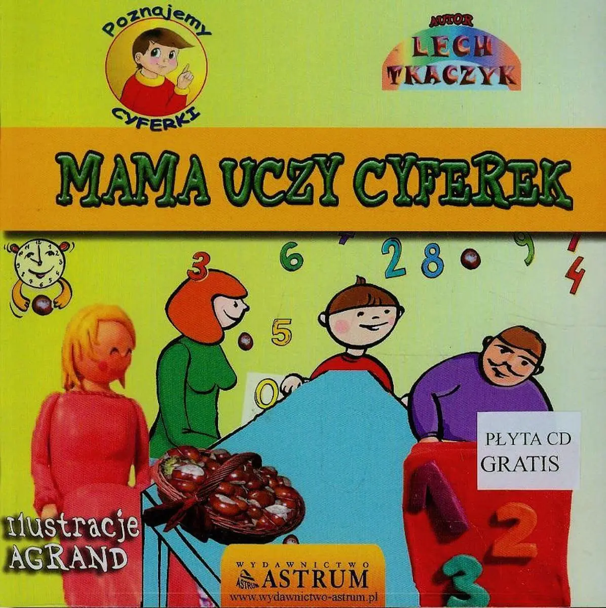 Książka - Poznajemy cyferki. Mama uczy cyferek + CD
