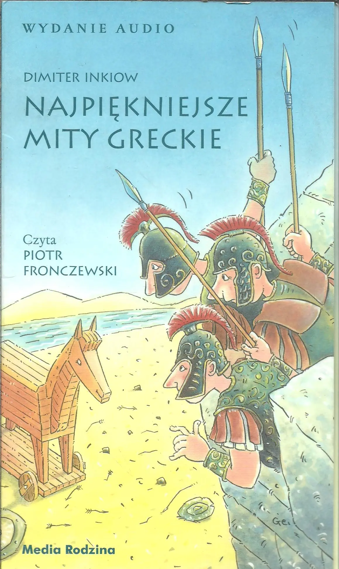 Książka - Najpiękniejsze mity greckie - książki audio na 3 CD