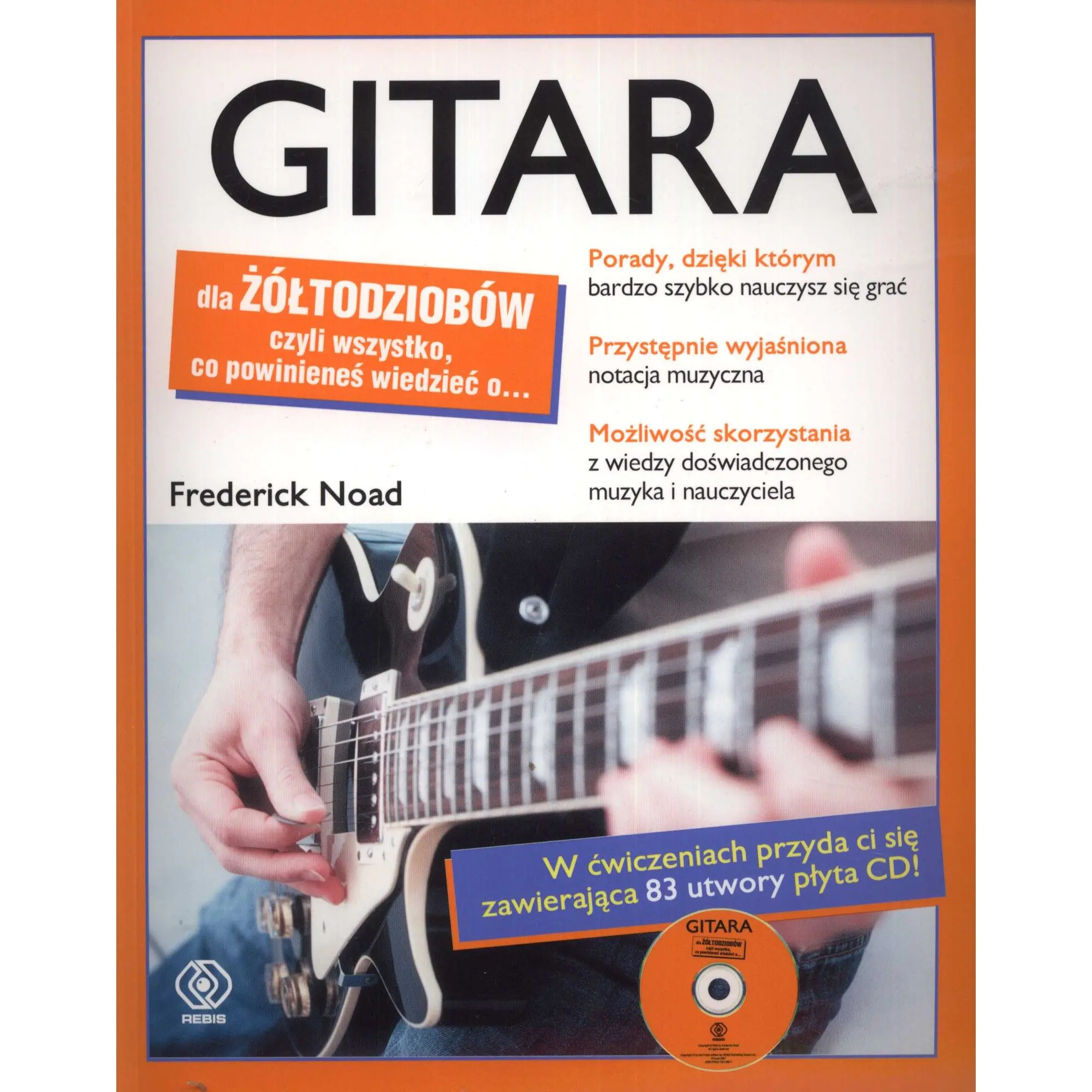 Książka - Gitara dla żółtodziobów + CD