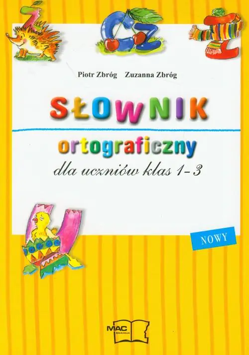 Książka - Słownik ortograficzny dla uczniów klas 1-3