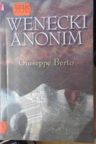 Książka - Wenecki anonim