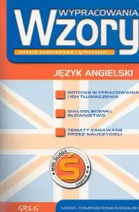Książka - Wypracowania wzory Język angielski