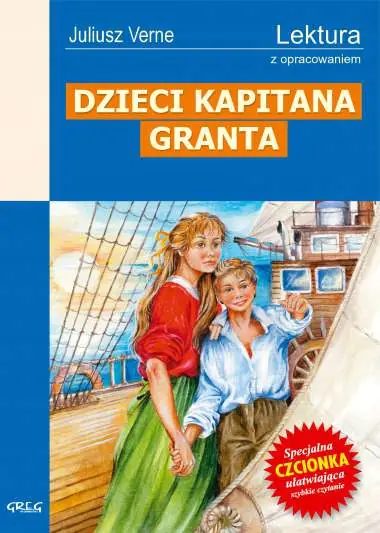 Książka - Dzieci kapitana granta lektura z opracowaniem