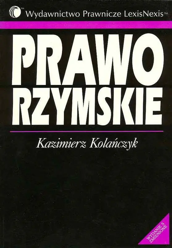 Książka - Prawo Rzymskie