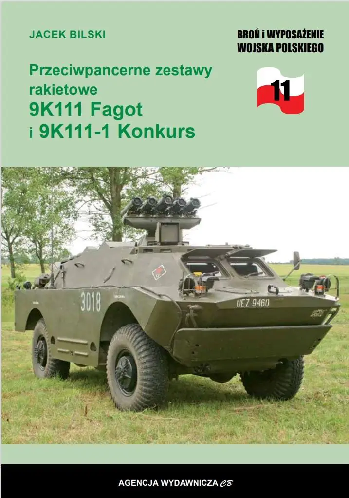 Książka - Przeciwpancerne zestawy rakietowe 9K111 Fagot i 9K111-1 Konkurs