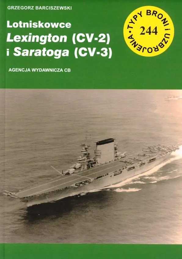 Książka - Lotniskowce. Lexington i Saratoga