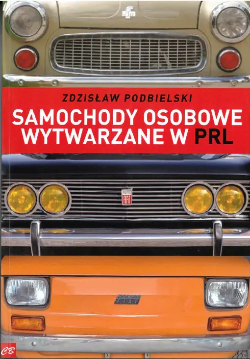 Książka - Samochody osobowe wytwarzane w PRL