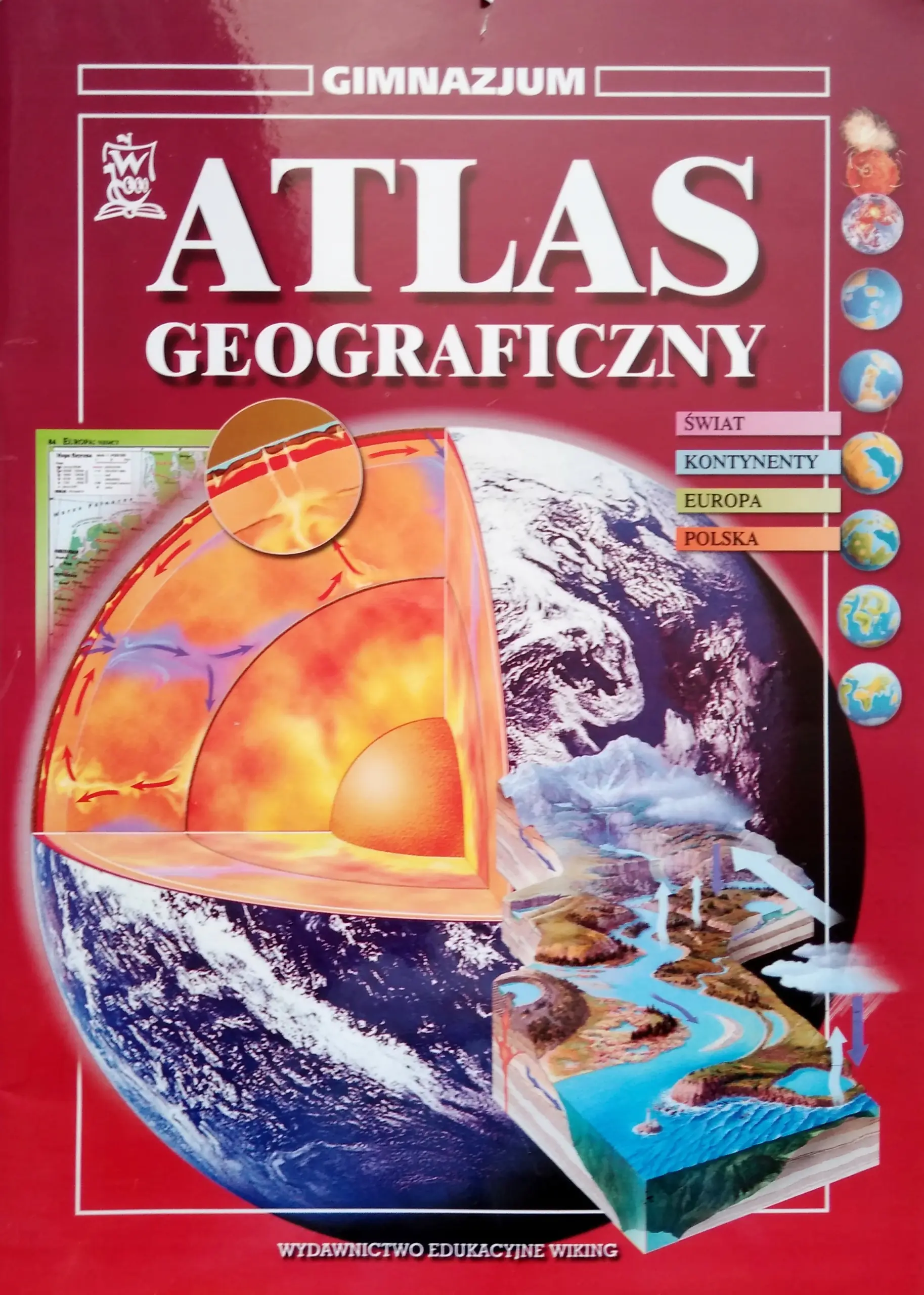 Książka - Atlas Geografia GIM WIKING