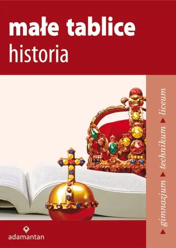 Książka - Małe tablice Historia