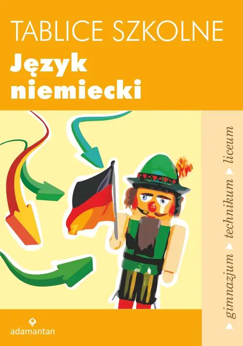 Książka - Tablice szkolne. Język niemiecki. Gimnazjum, technikum, liceum